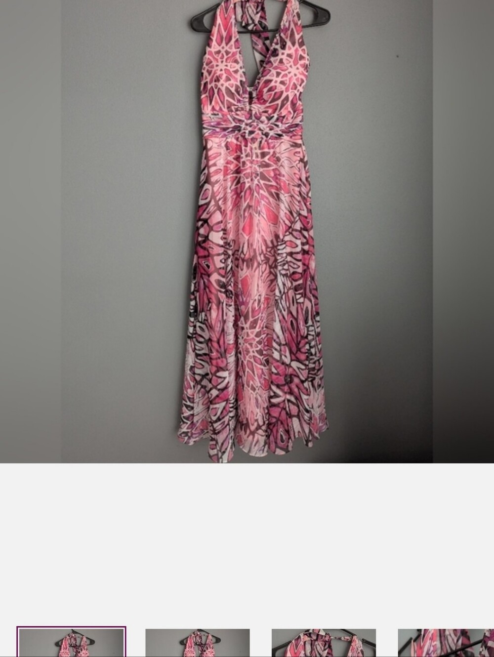 White House Black market women's pink dress size 10 17x54